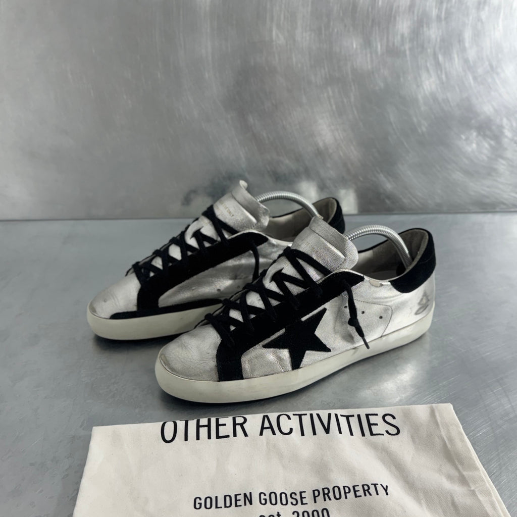 Sneaker Golden Goose Super-Star Silver - Size 40br/41it