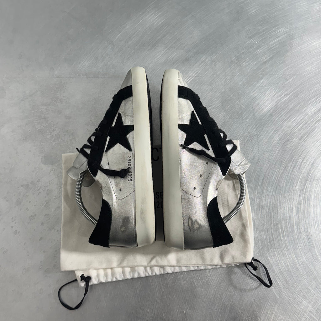 Sneaker Golden Goose Super-Star Silver - Size 40br/41it