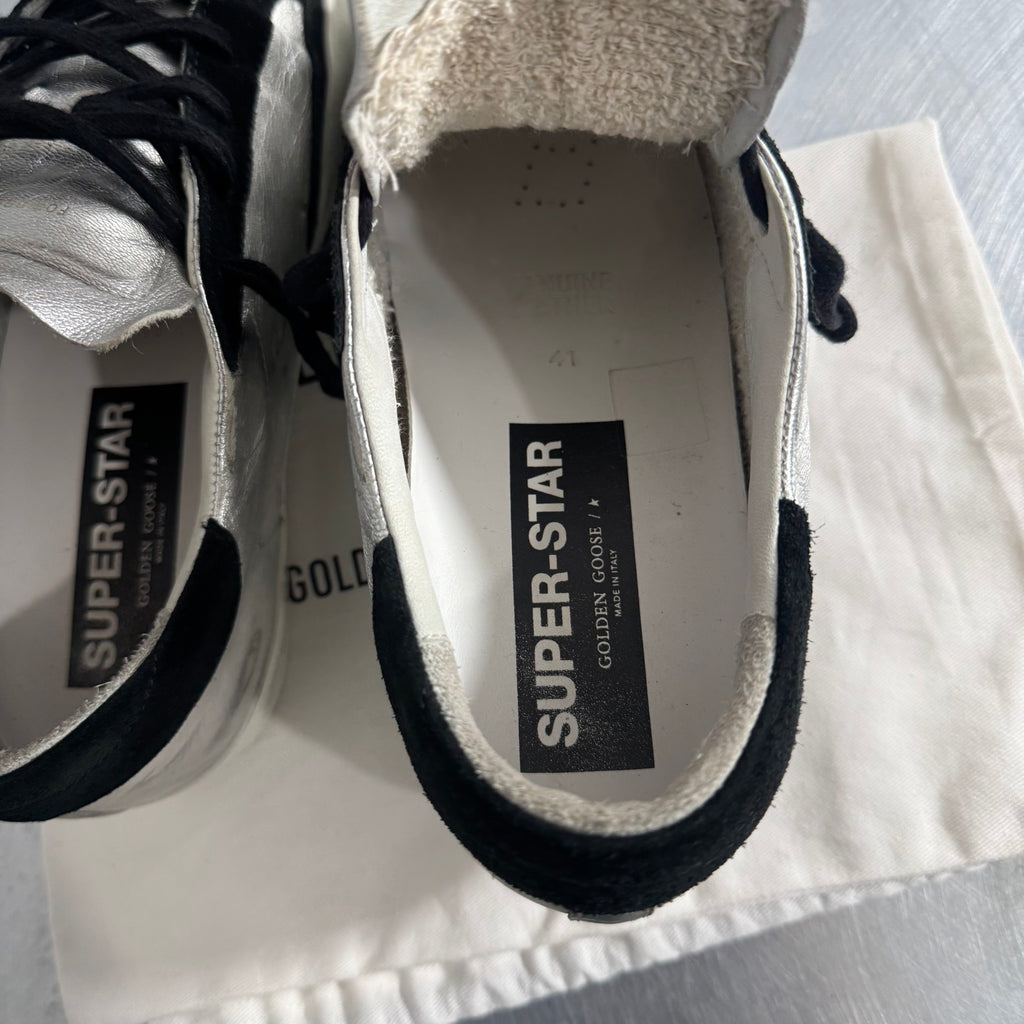 Sneaker Golden Goose Super-Star Silver - Size 40br/41it