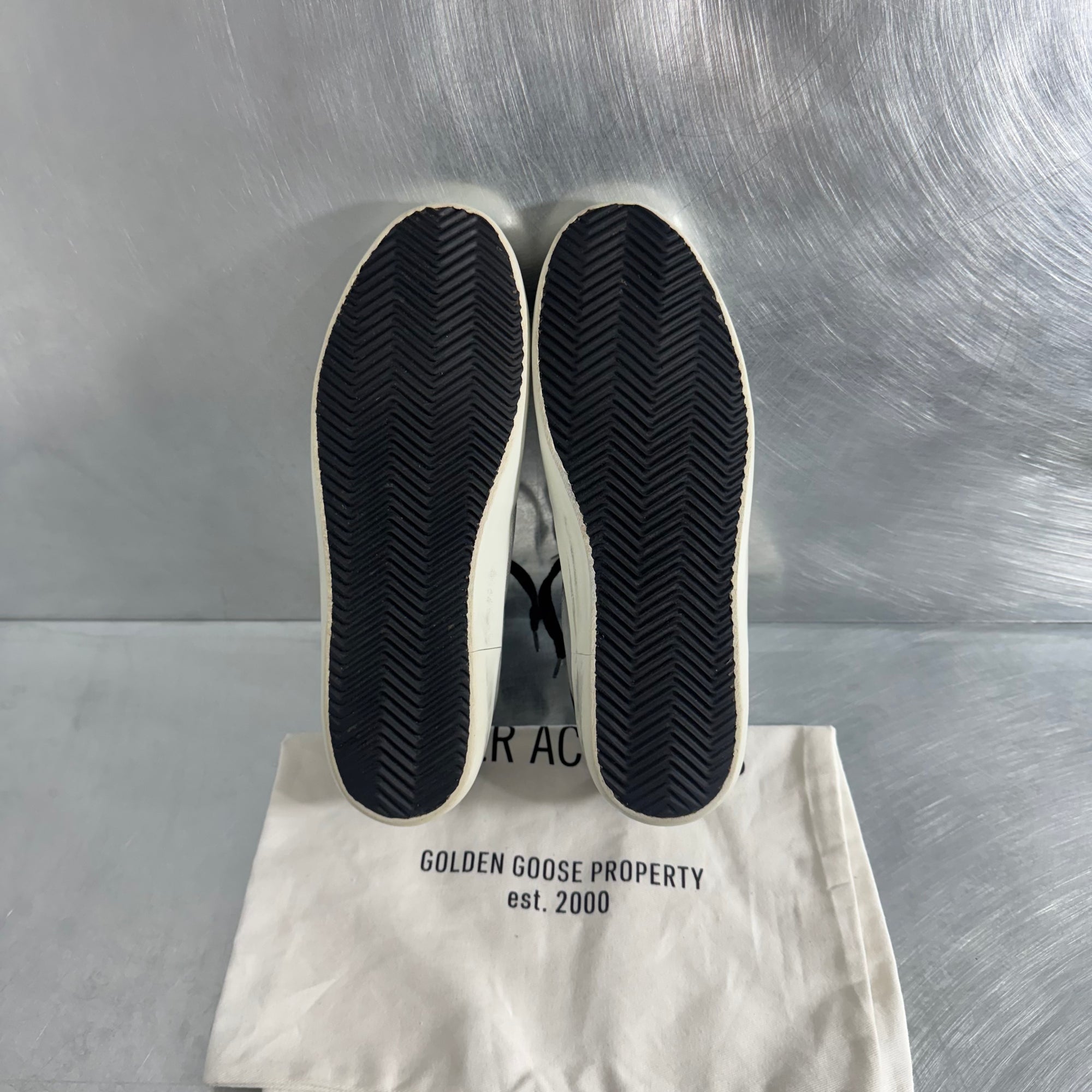 Sneaker Golden Goose Super-Star Silver - Size 40br/41it