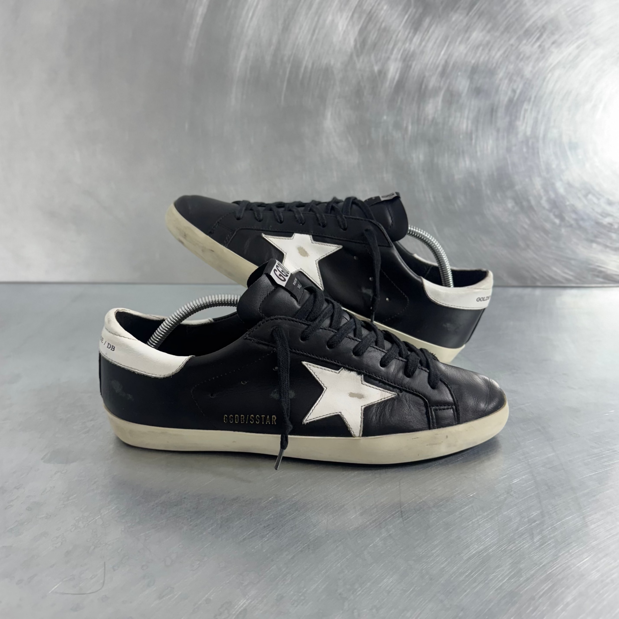 Sneaker Golden Goose Super-Star Black White - Size 42br/43it