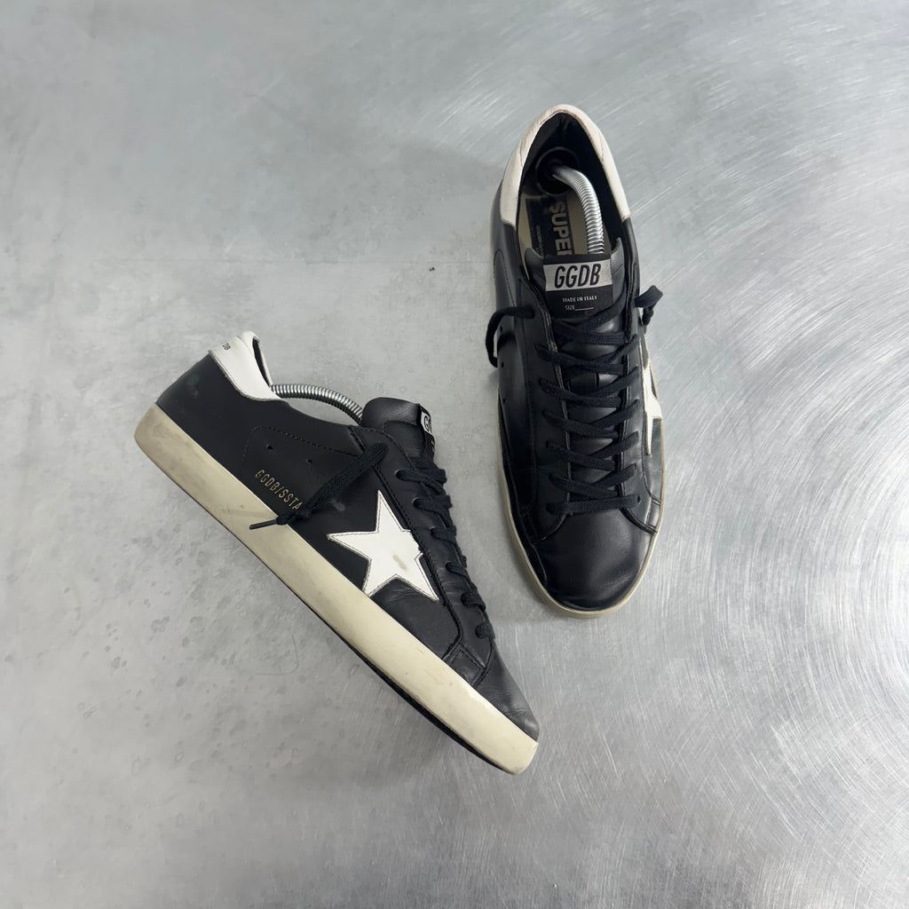 Sneaker Golden Goose Super-Star Black White - Size 42br/43it