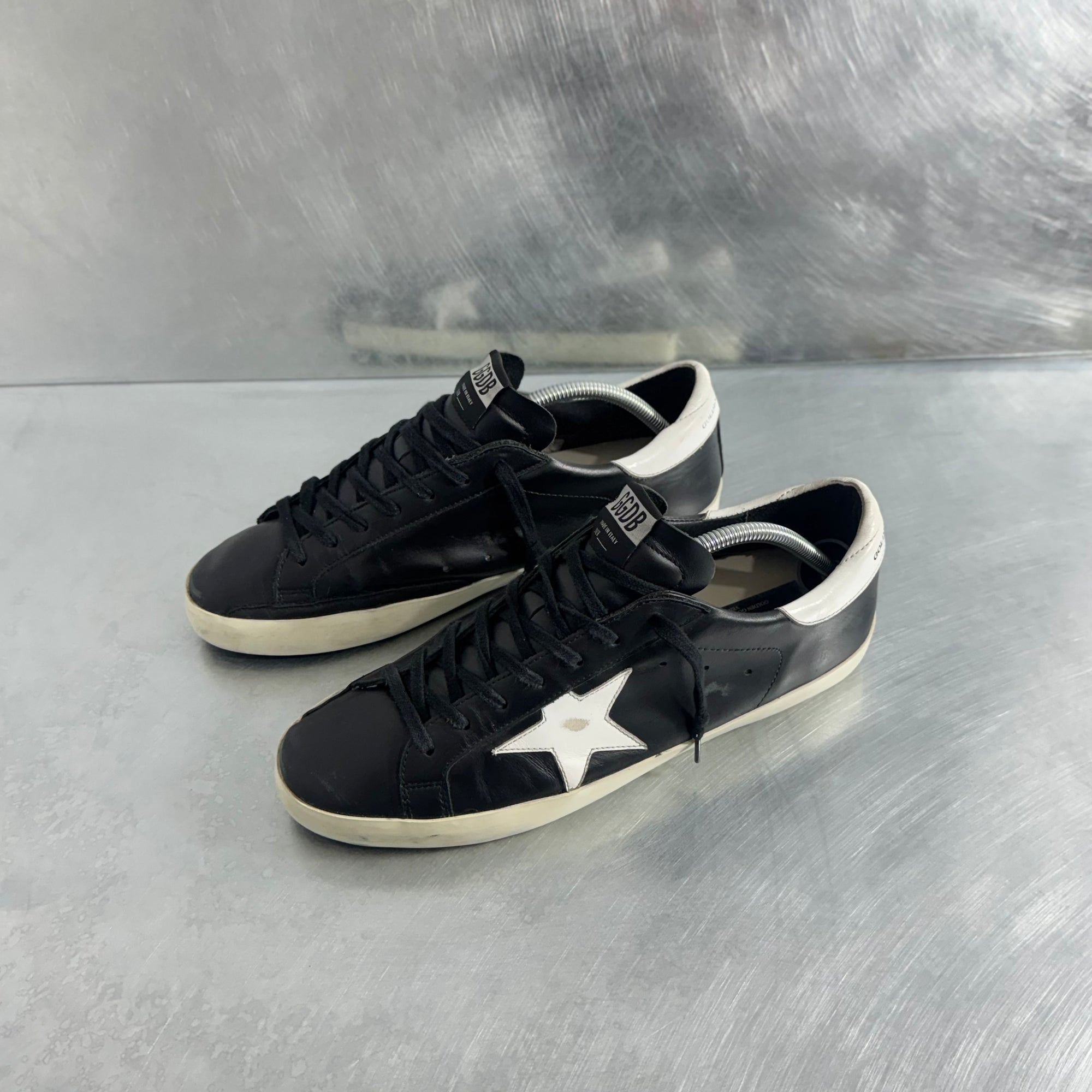 Sneaker Golden Goose Super-Star Black White - Size 42br/43it