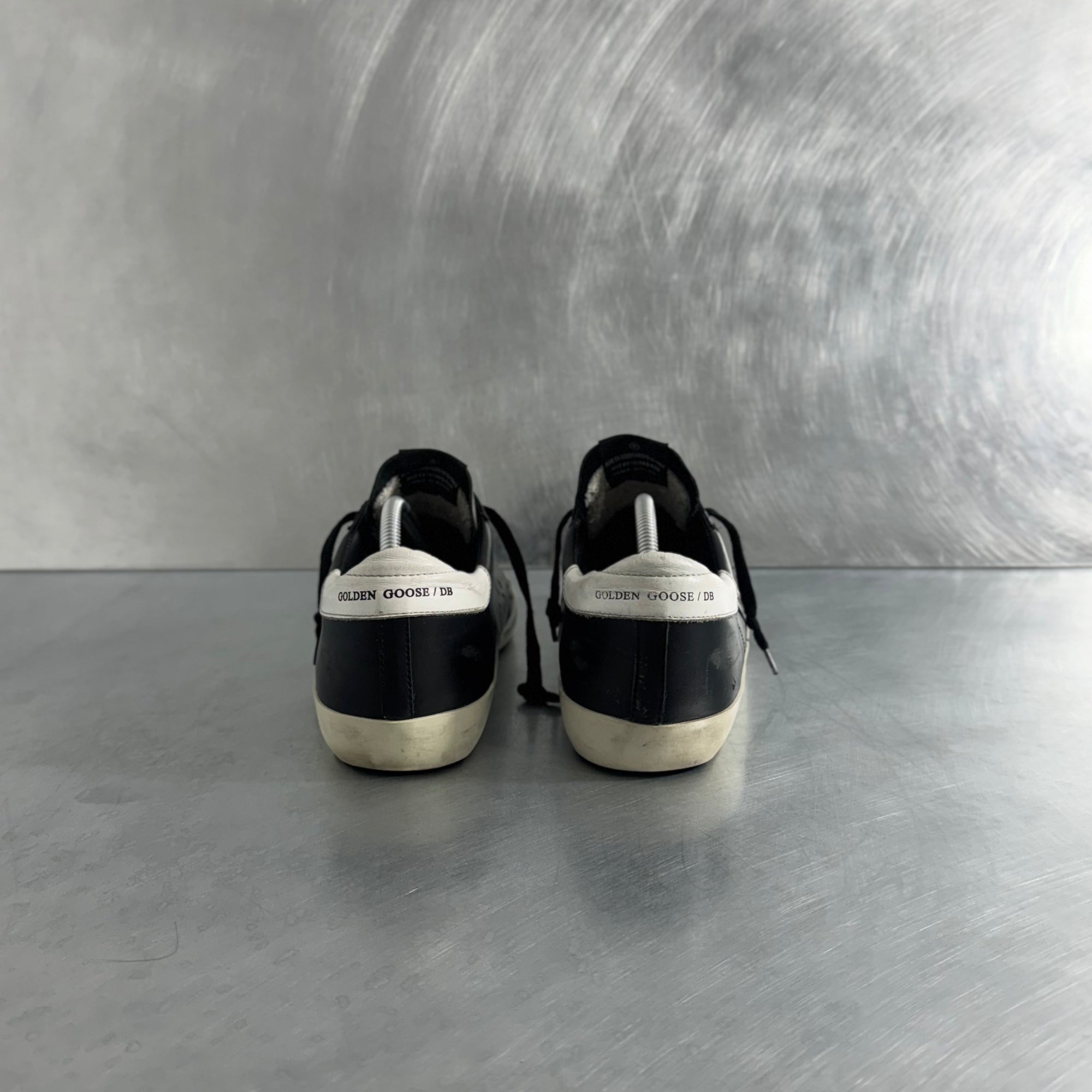 Sneaker Golden Goose Super-Star Black White - Size 42br/43it