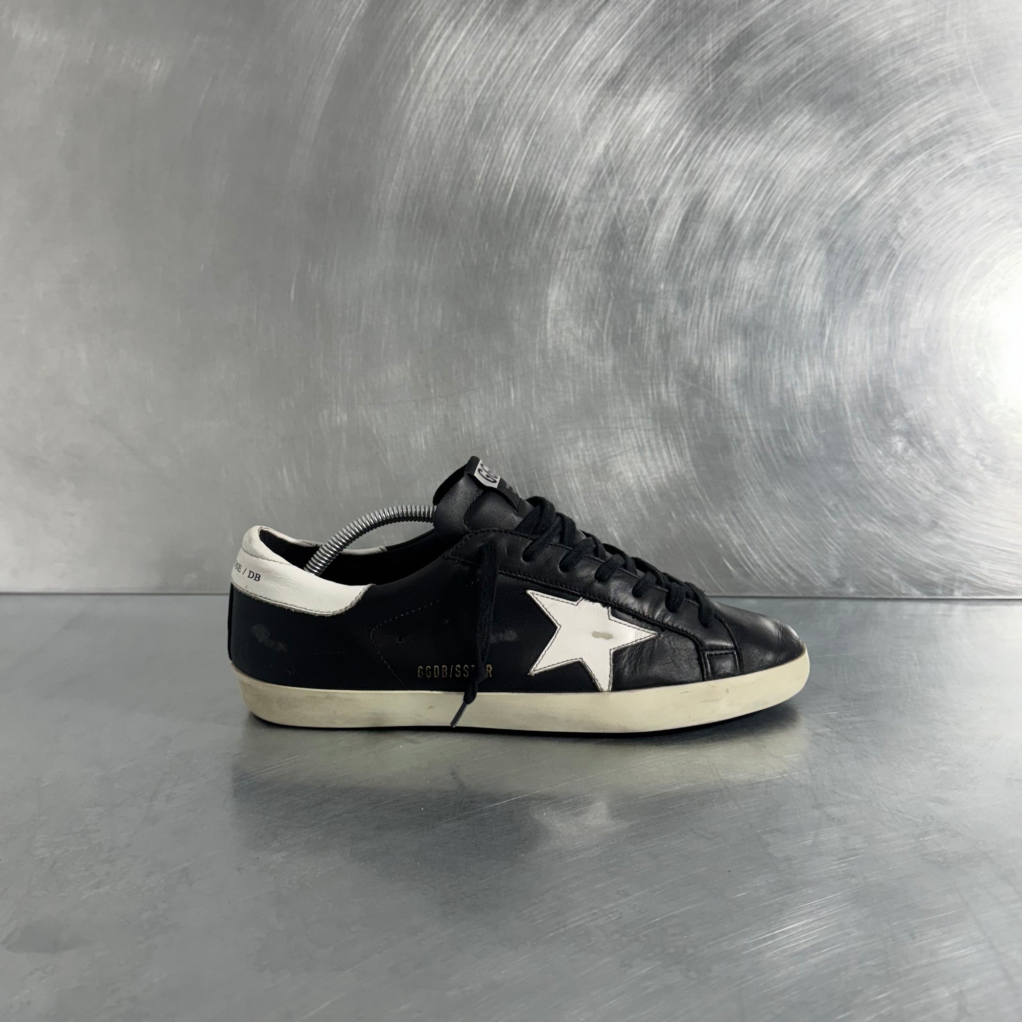 Sneaker Golden Goose Super-Star Black White - Size 42br/43it