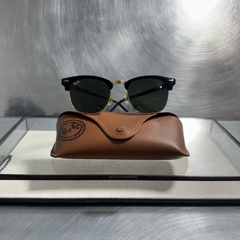 Óculos de Sol Rayban Clubmaster Square Legend Gold