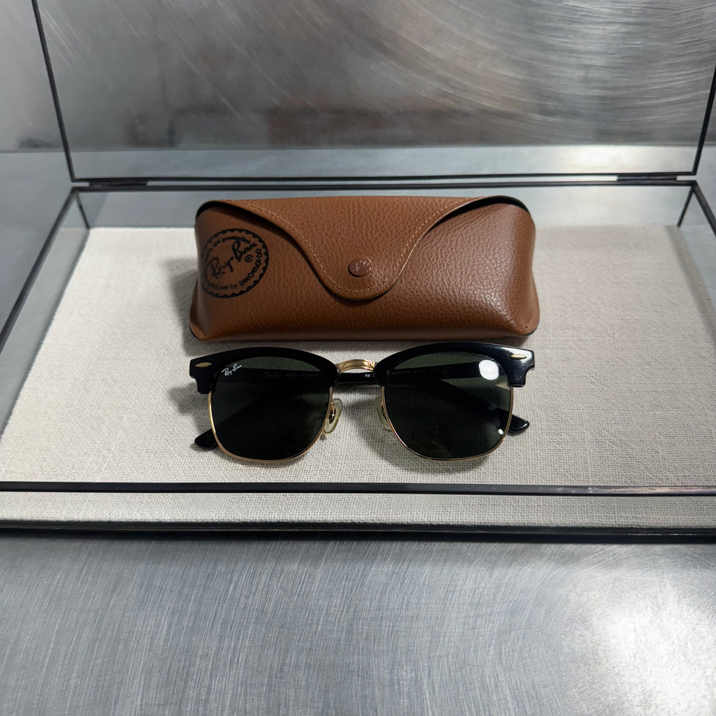 Óculos de Sol Rayban Clubmaster Square Legend Gold