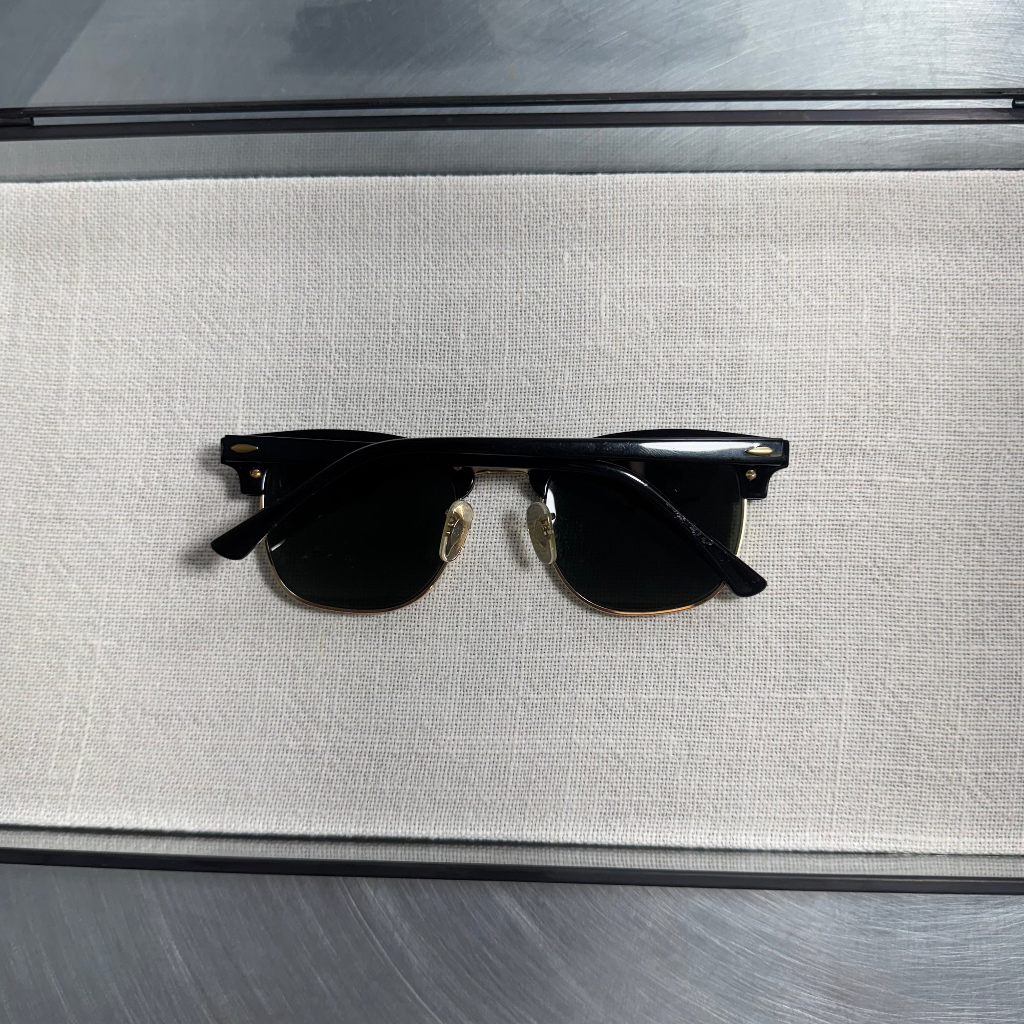 Óculos de Sol Rayban Clubmaster Square Legend Gold